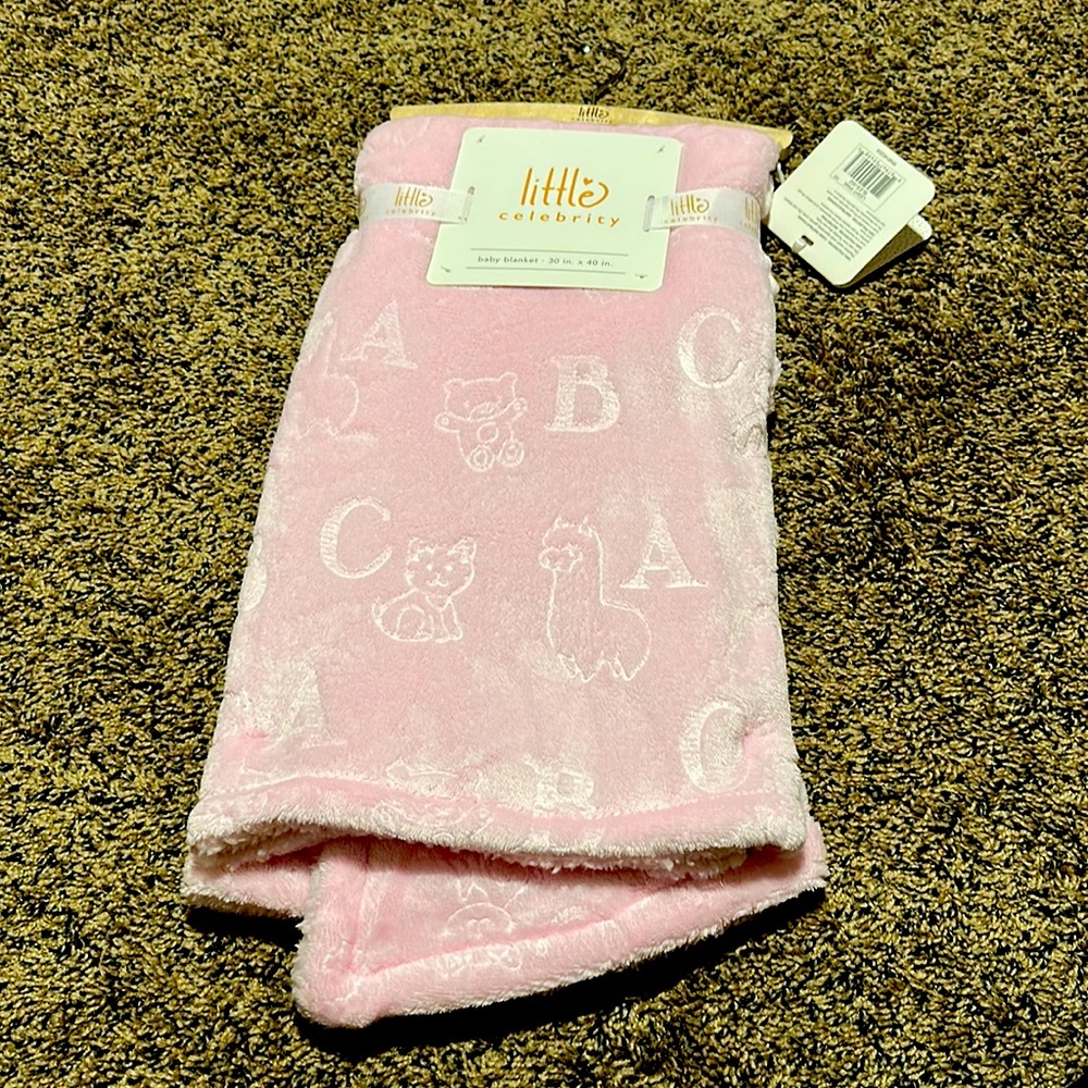 ⭐️2x HP🌟NWT! Pink Baby Blanket